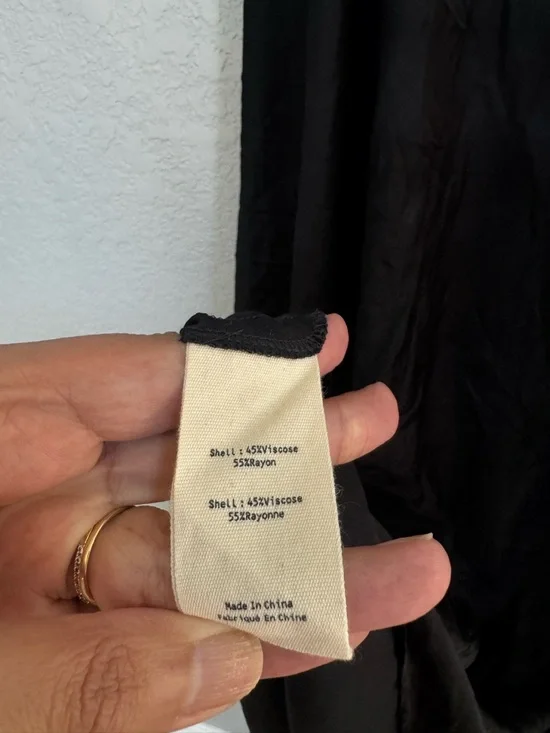 L'AGENCE One-Shoulder Black Asymmetric Evening Dress - Picture 7 of 7